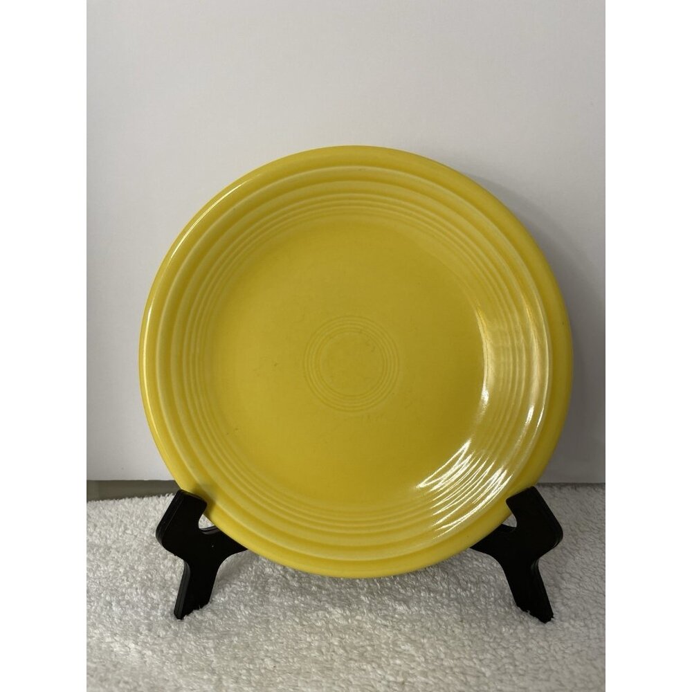 Fiestaware  Fiesta  Bistro Coupe 7 1/4 Inch Salad Plate SUNFLOWER yellow